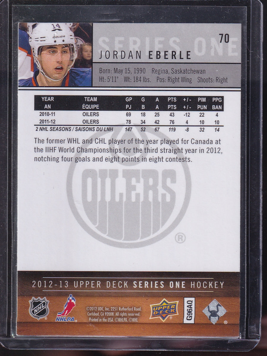 2012-13 Upper Deck #70 Jordan Eberle