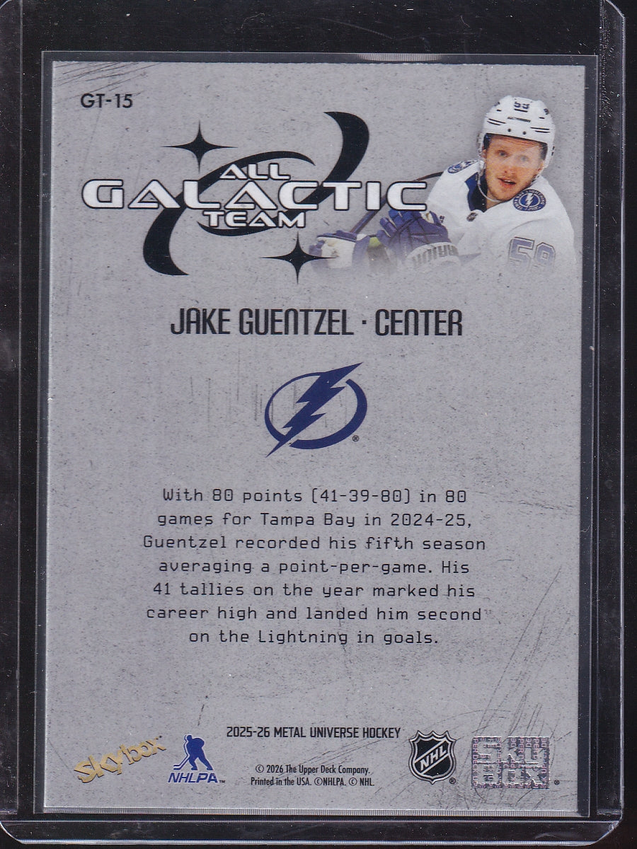 2025-26 SkyBox Metal Universe #GT-15 Jake Guentzel All-Galactic Team