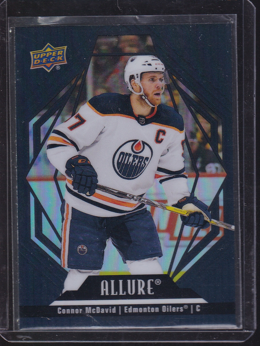 2022-23 Upper Deck Allure #30 Connor McDavid Black Rainbow