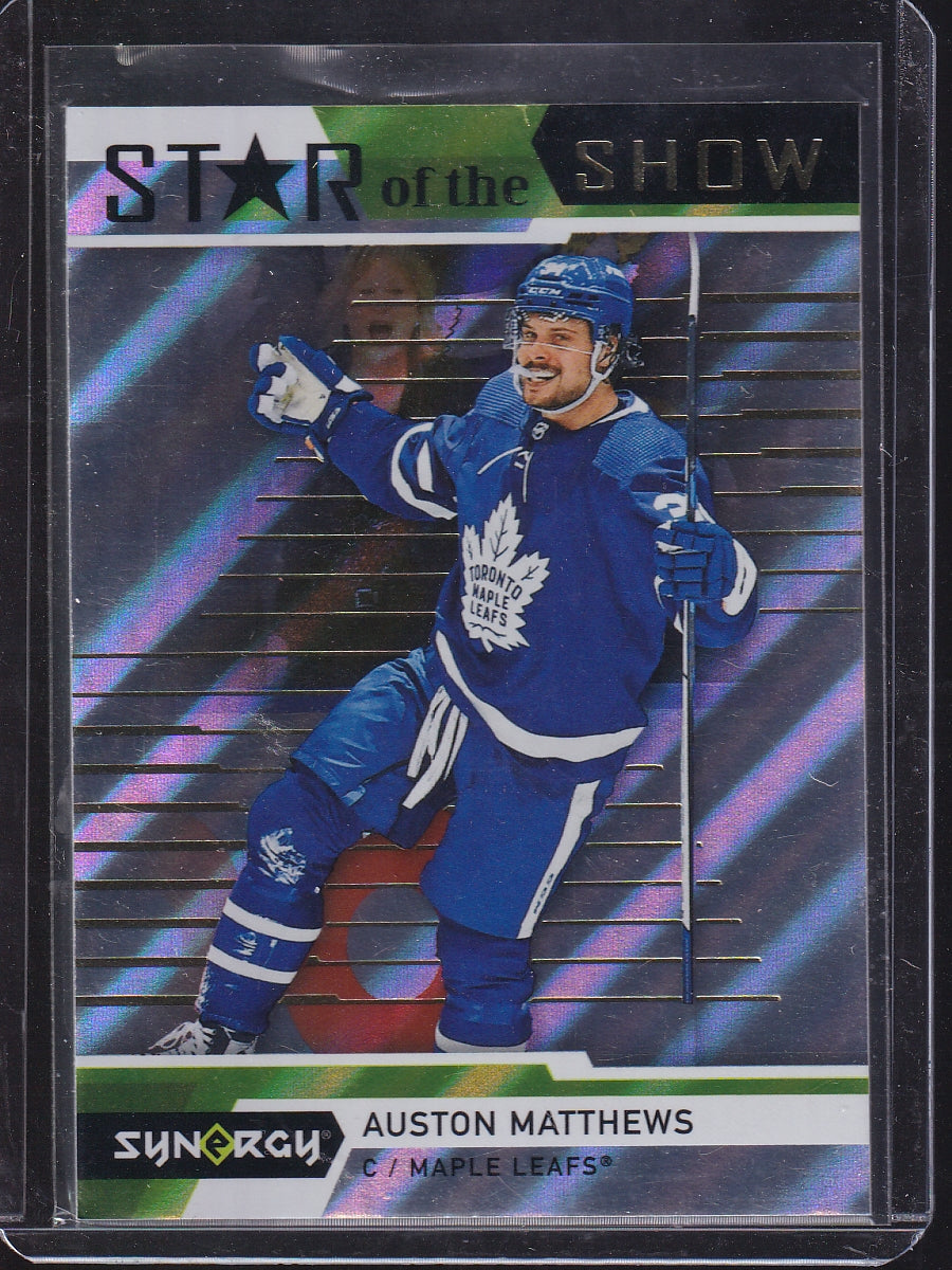 2022-23 Upper Deck Synergy #SOS-4 Auston Matthews Star of the Show