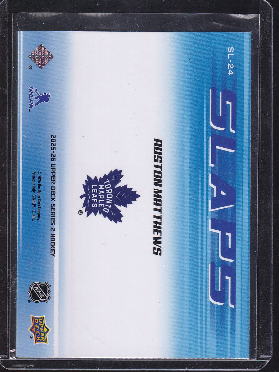 2025-26 Upper Deck #SL-24 Auston Matthews Slaps