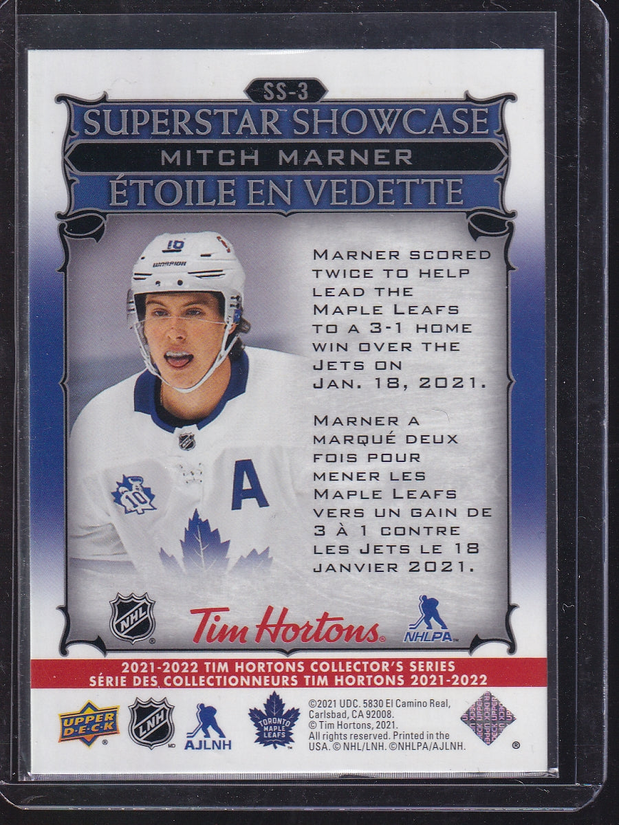 2021-22 Upper Deck Tim Hortons #SS-3 Mitch Marner Superstar Showcase