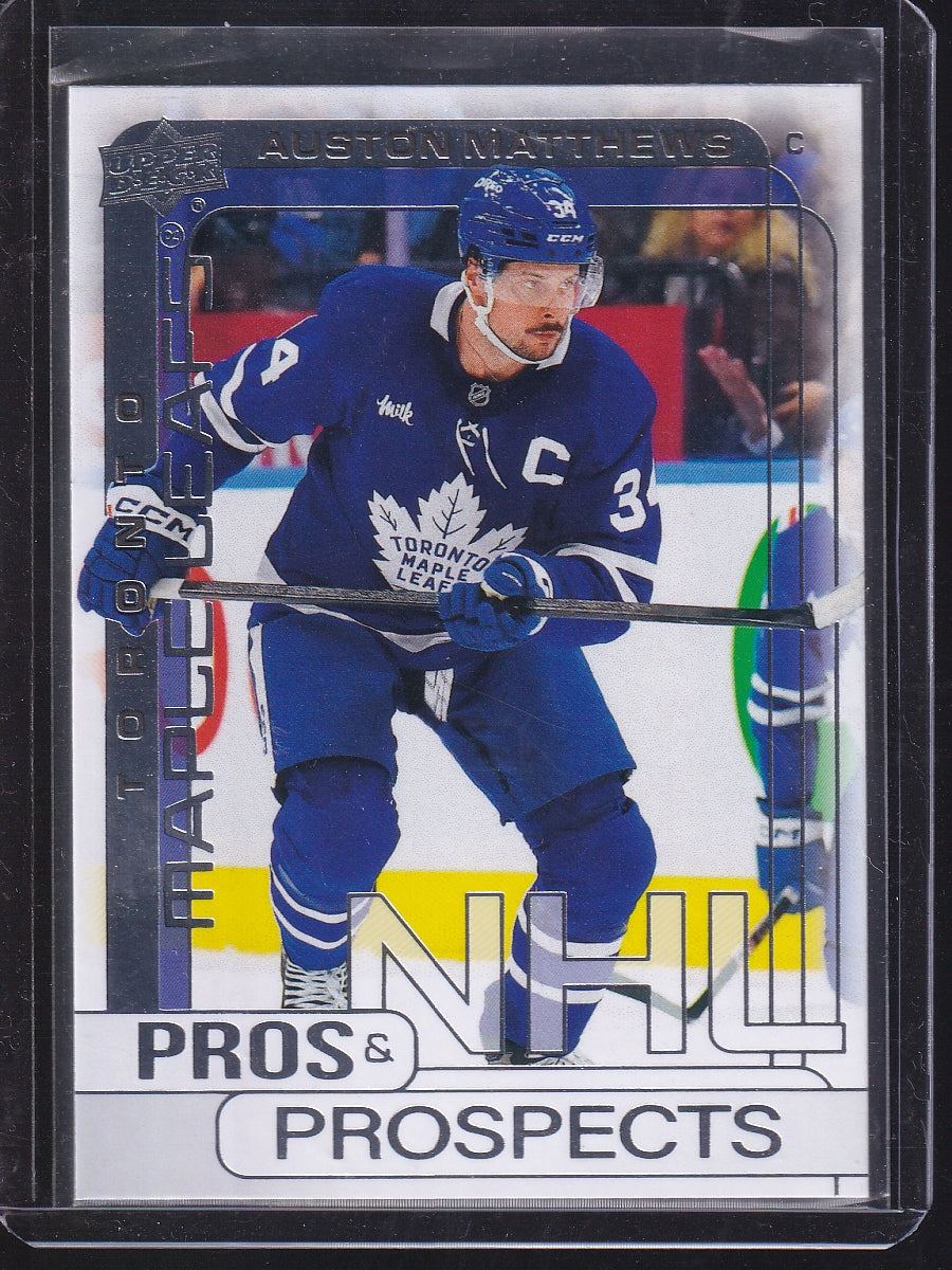 2024-25 Upper Deck #PP-40 Auston Matthews Pros & Prospects