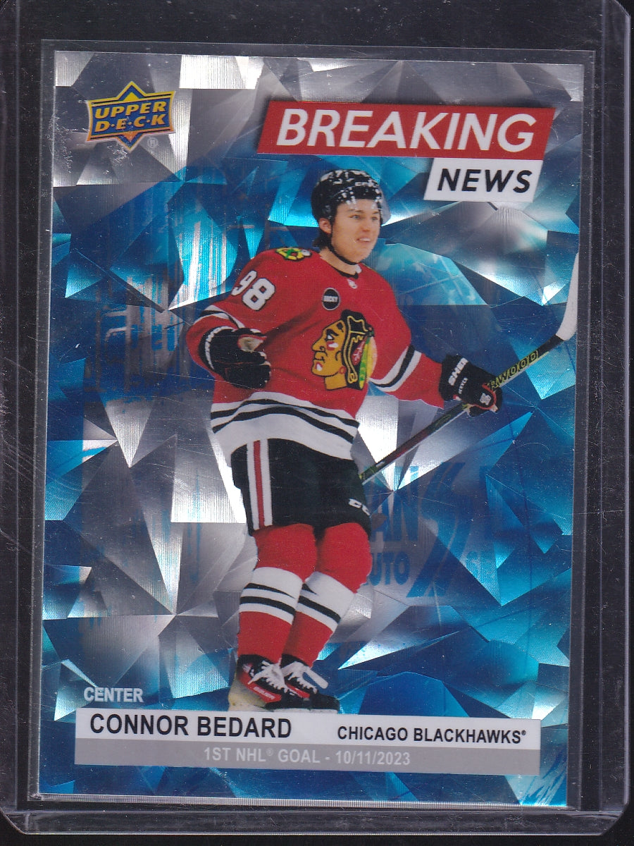 2024-25 Upper Deck #BN-4 Connor Bedard Breaking News