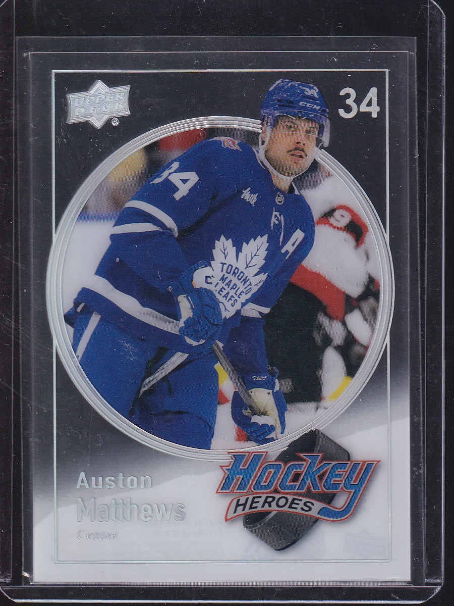 2023-24 Upper Deck #HH-8 Auston Matthews Hockey Heroes