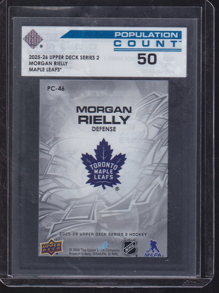 2025-26 Upper Deck #PC-46 Morgan Rielly Population Count 50