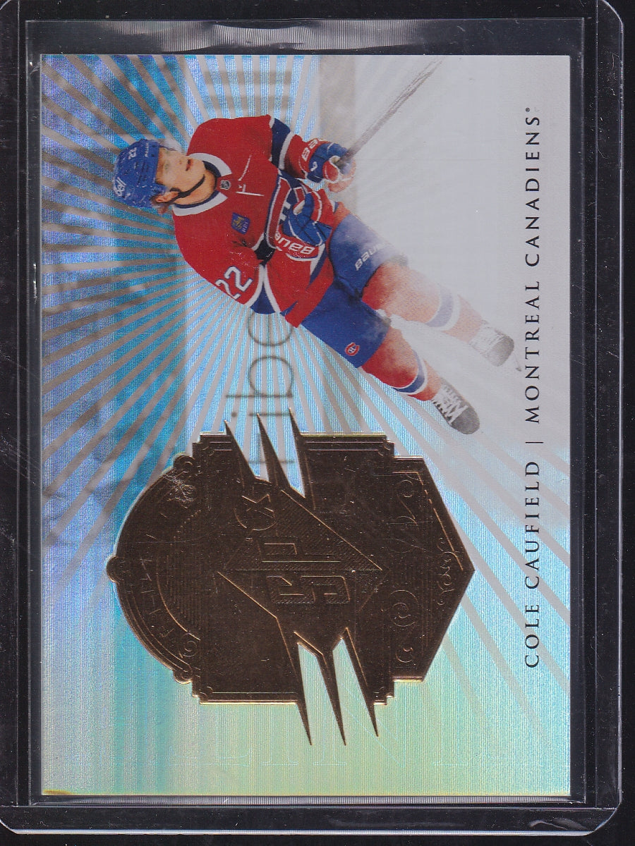 2024-25 SPx #F-5 Cole Caufield Finite Bronze #/599