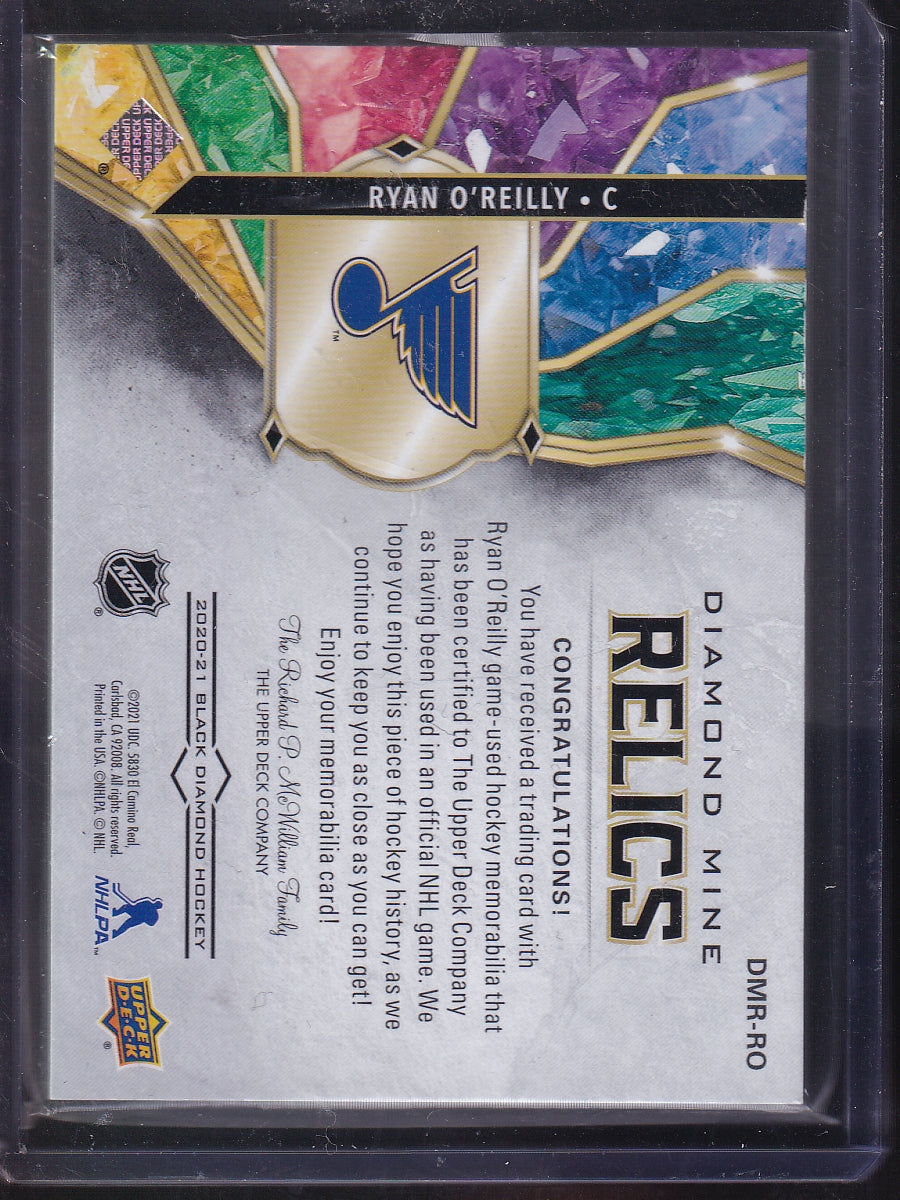 2020-21 Upper Deck Black Diamond #DMR-RO Ryan O'Reilly Diamond Mine