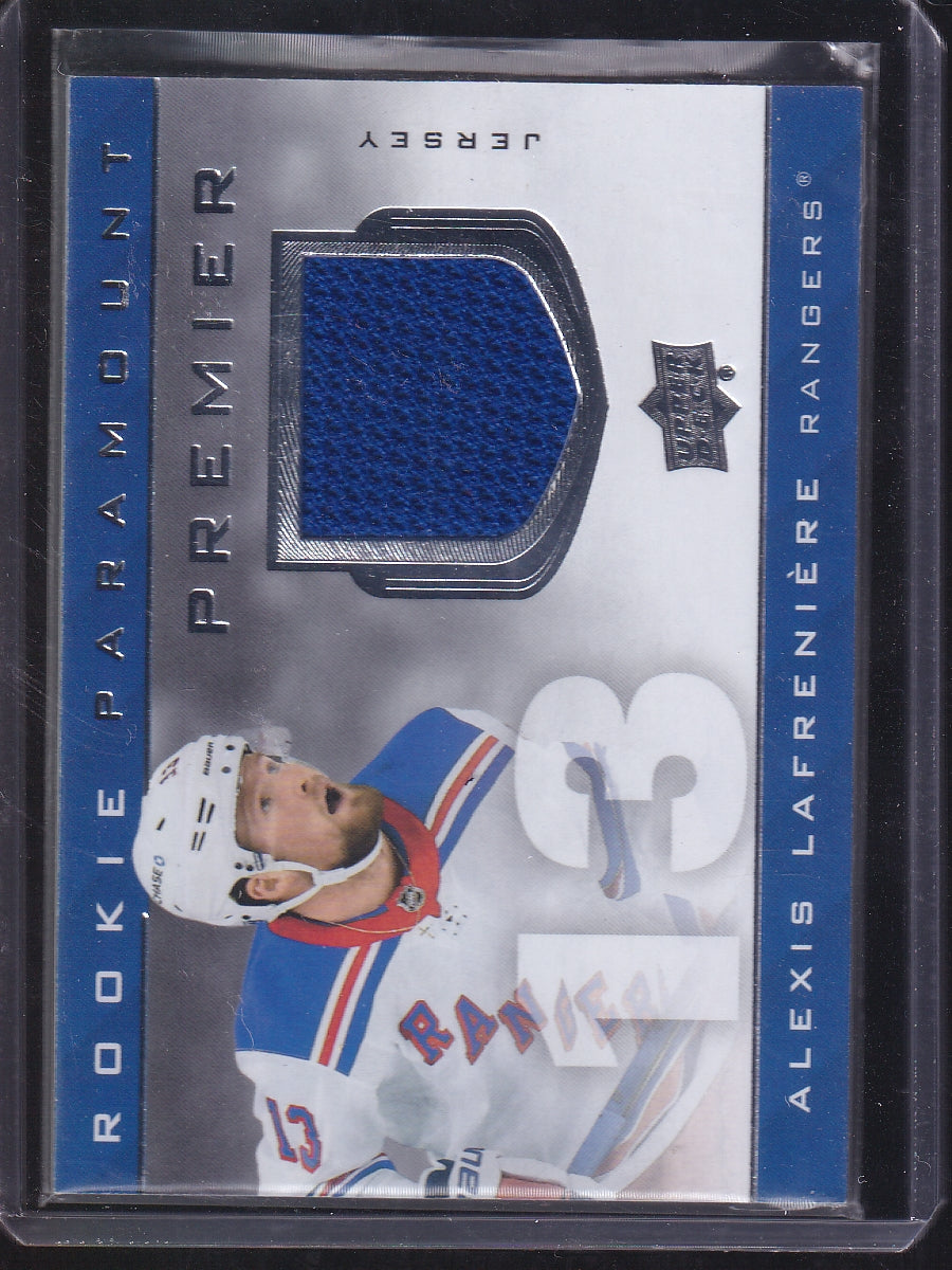 2020-21 Upper Deck Premier #P-AL Alexis Lafreniere Rookie Paramount Jersey