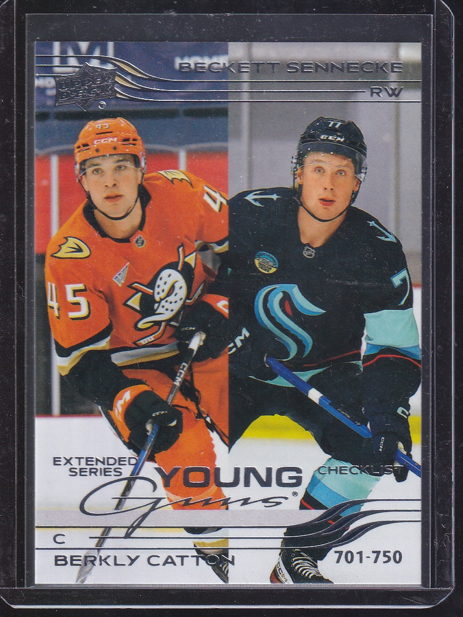 2025-26 Upper Deck #740 Beckett Sennecke / Berkly Catton