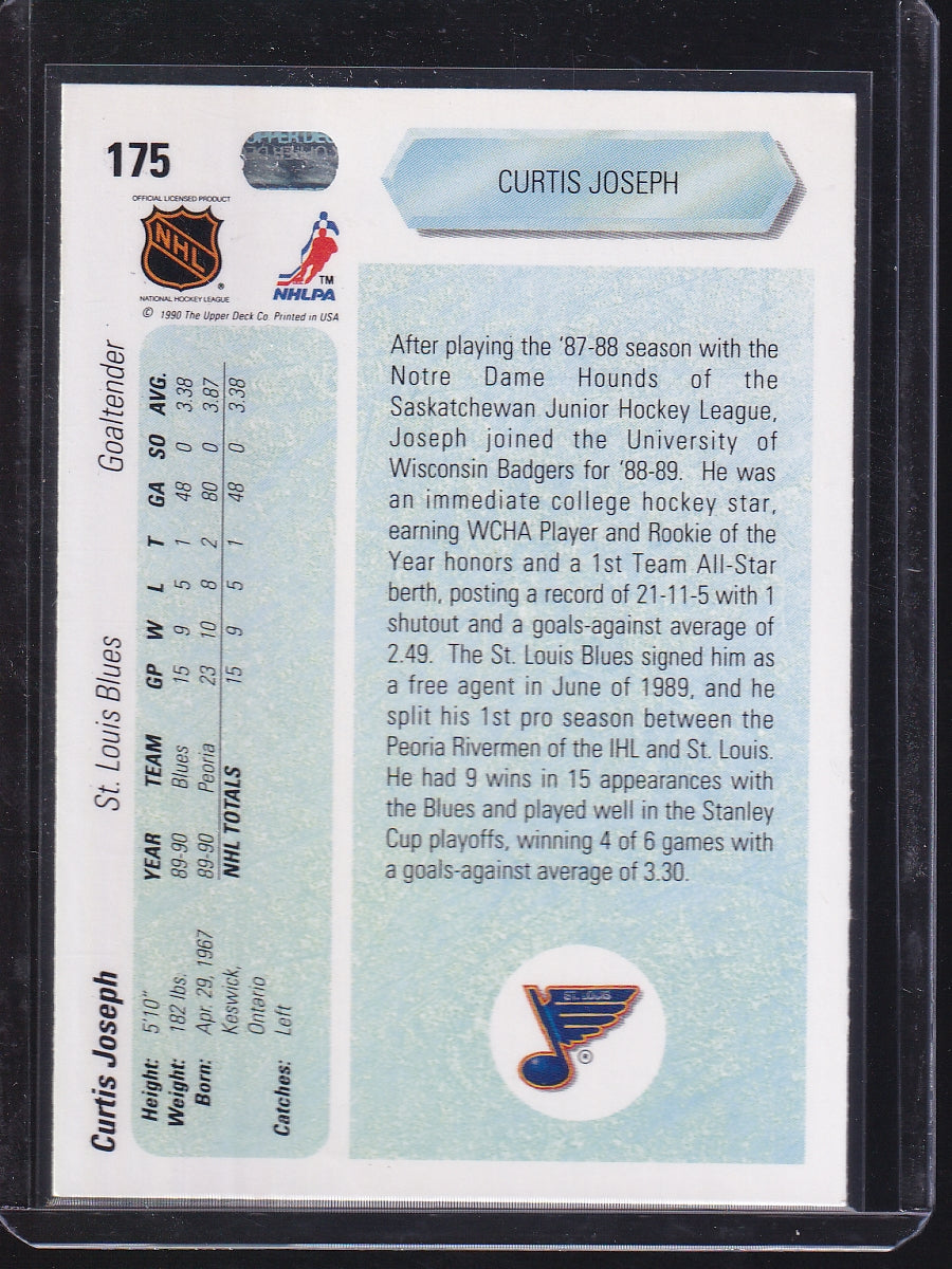 1990-91 Upper Deck #175 Curtis Joseph