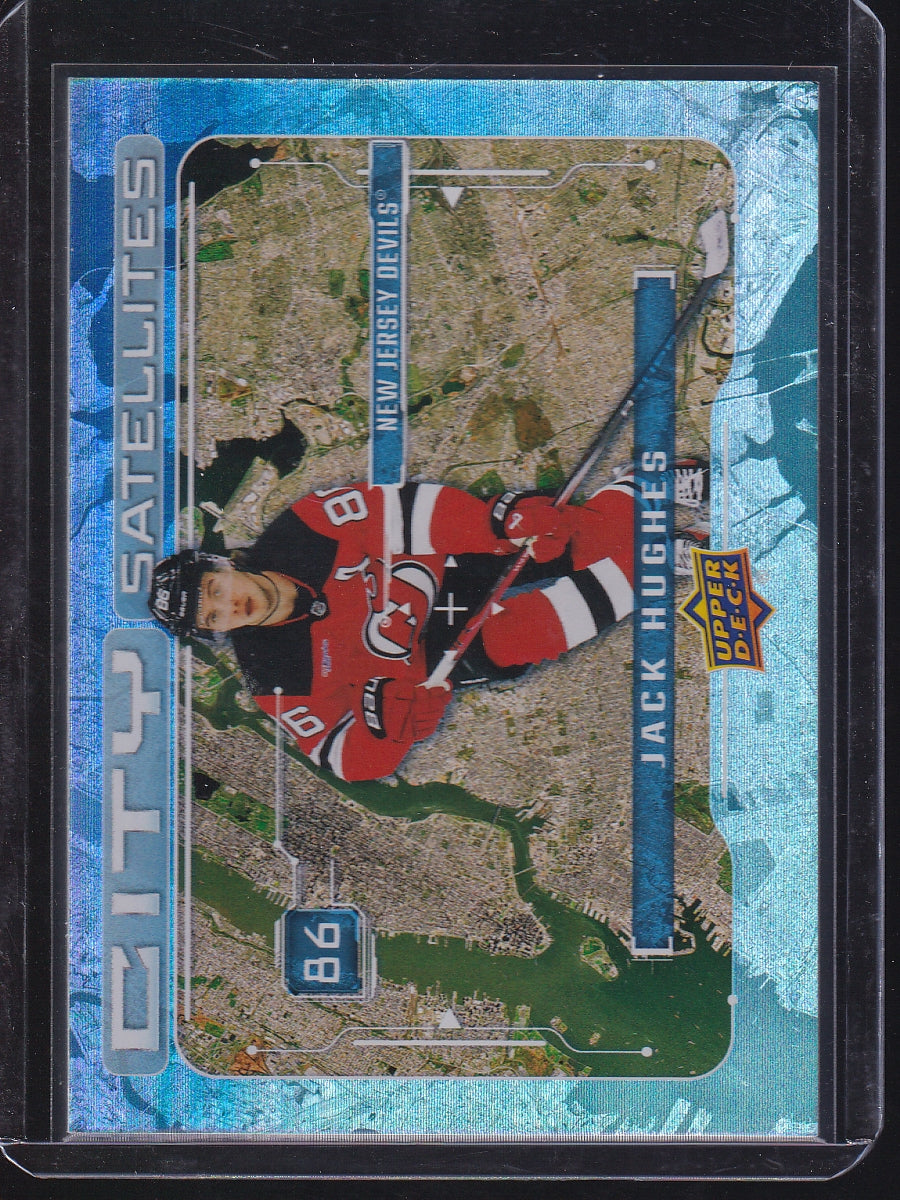 2024-25 Upper Deck #CS-16 Jack Hughes City Satellites
