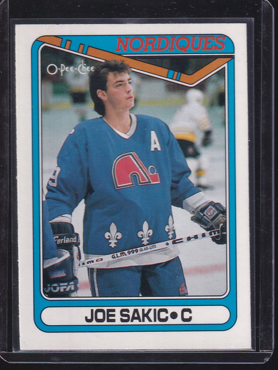 1990-91 O-Pee-Chee #384 Joe Sakic
