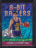 2025-26 Topps #8B-24 John Stockton 8-Bit Ballers Holo Foil