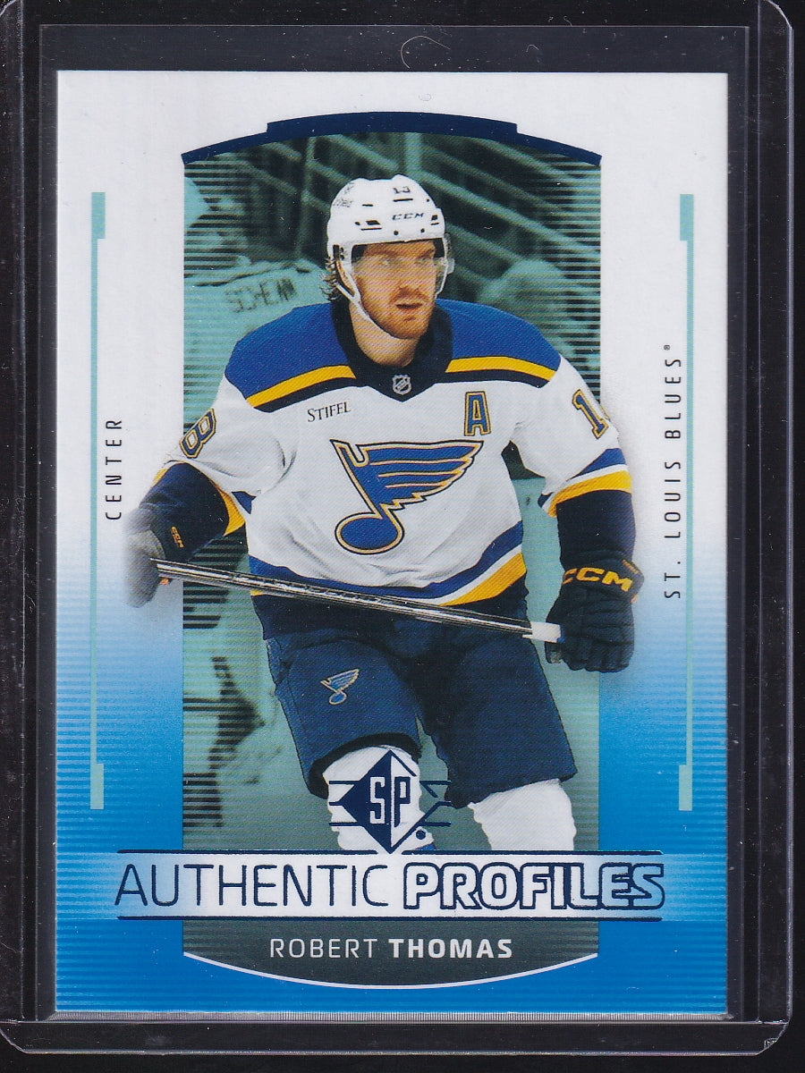 2025-26 SP #AP-17 Robert Thomas Authentic Profiles Blue