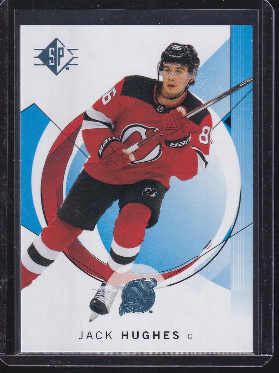 2024-25 SP #13 Jack Hughes Blue