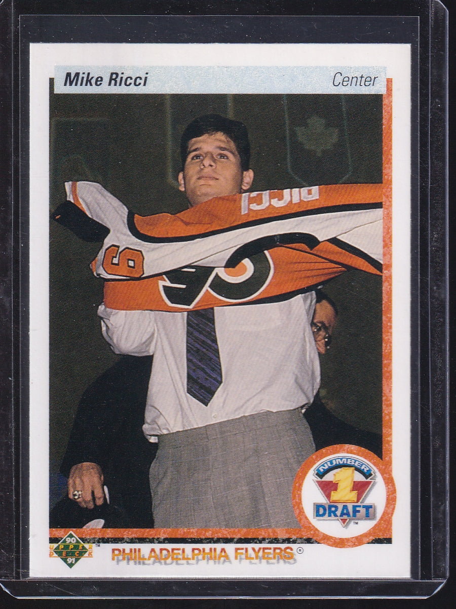 1990-91 Upper Deck French #355 Mike Ricci