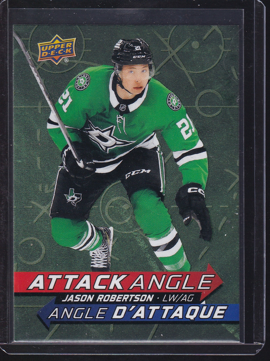 2025-26 Upper Deck Tim Hortons #AA-18 Jason Robertson Attack Angle
