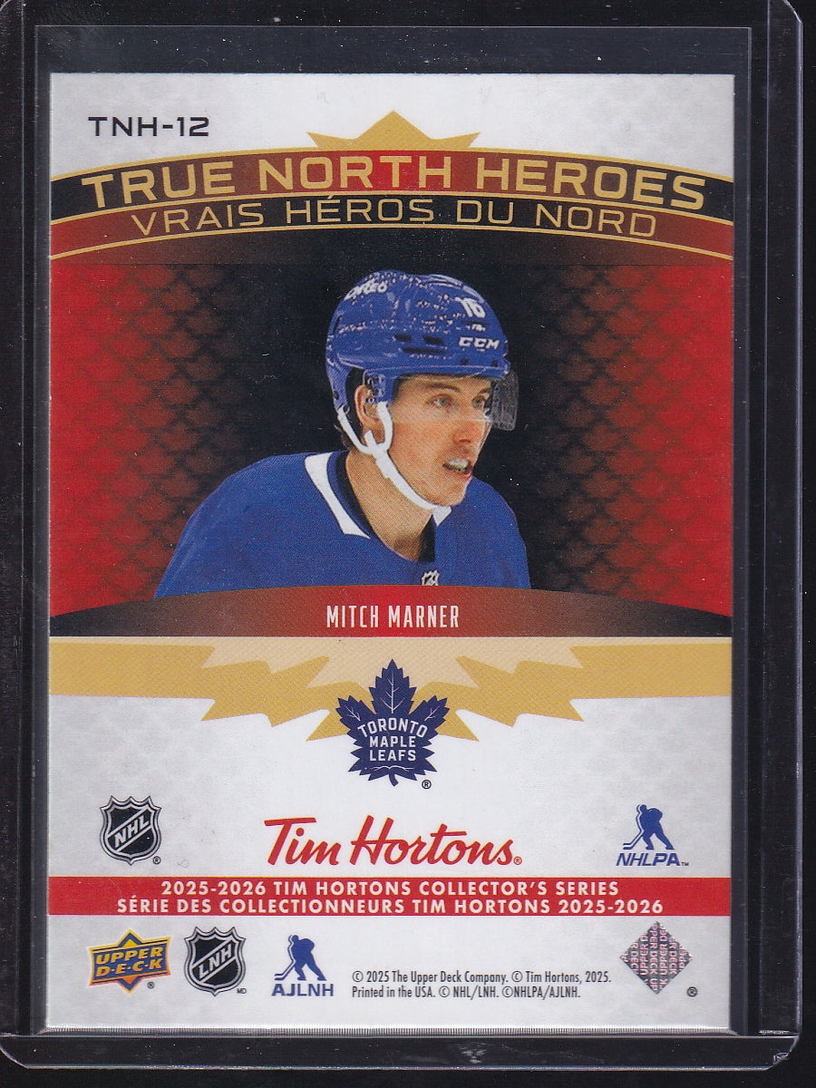 2025-26 Upper Deck Tim Hortons #TNH-12 Mitch Marner True North Heroes