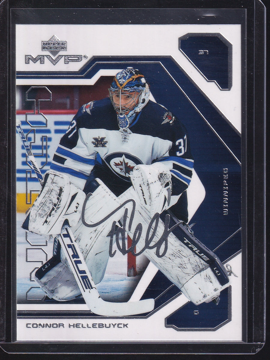 2021-22 Upper Deck MVP #87 Connor Hellebuyck 20th Anniversary