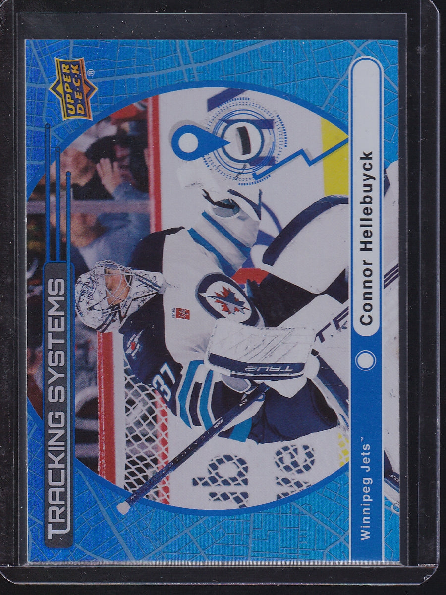 2025-26 Upper Deck #TS-6 Connor Hellebuyck Tracking Systems