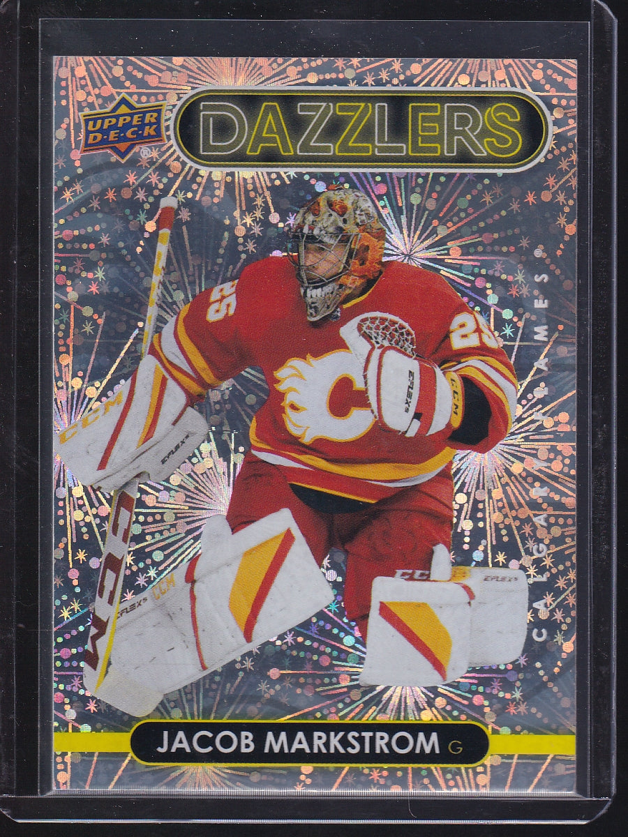 2021-22 Upper Deck #DZ-57 Jacob Markstrom Dazzlers Orange
