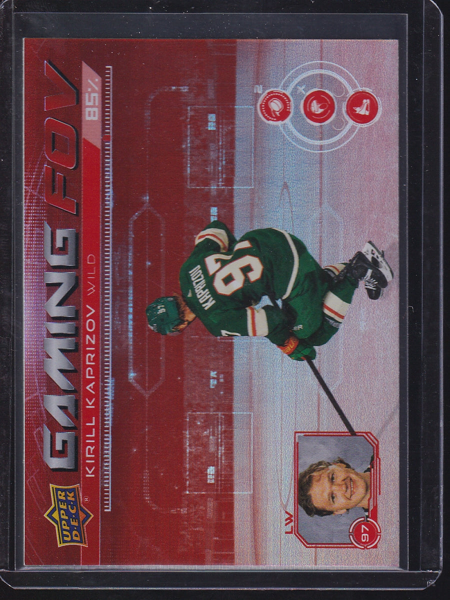 2024-25 Upper Deck #GFOV-8 Kirill Kaprizov Gaming FOV