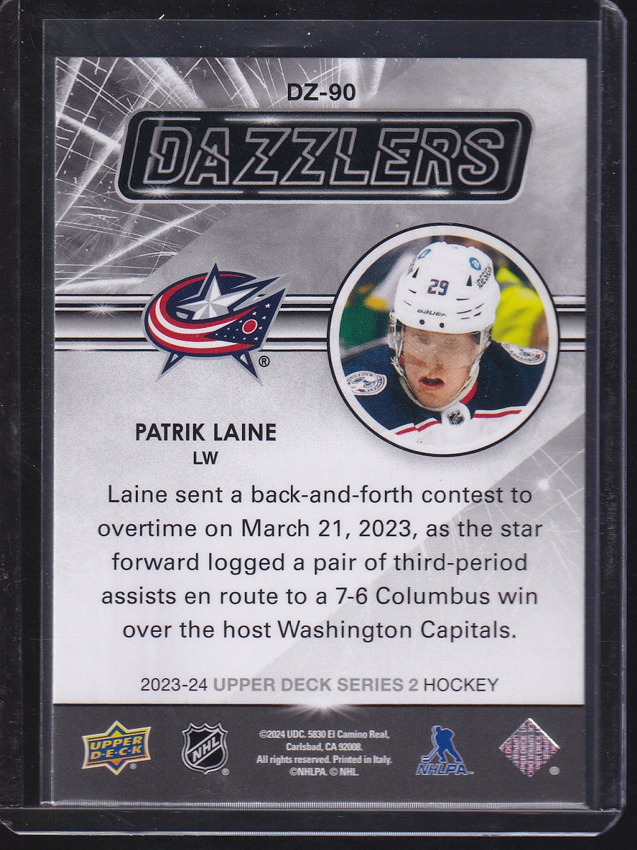 2023-24 Upper Deck #DZ-90 Patrik Laine Dazzlers Orange