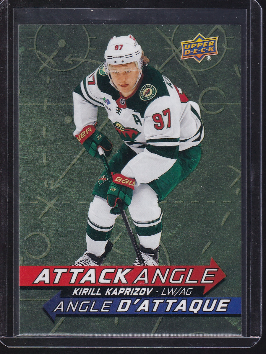 2025-26 Upper Deck Tim Hortons #AA-2 Kirill Kaprizov Attack Angle