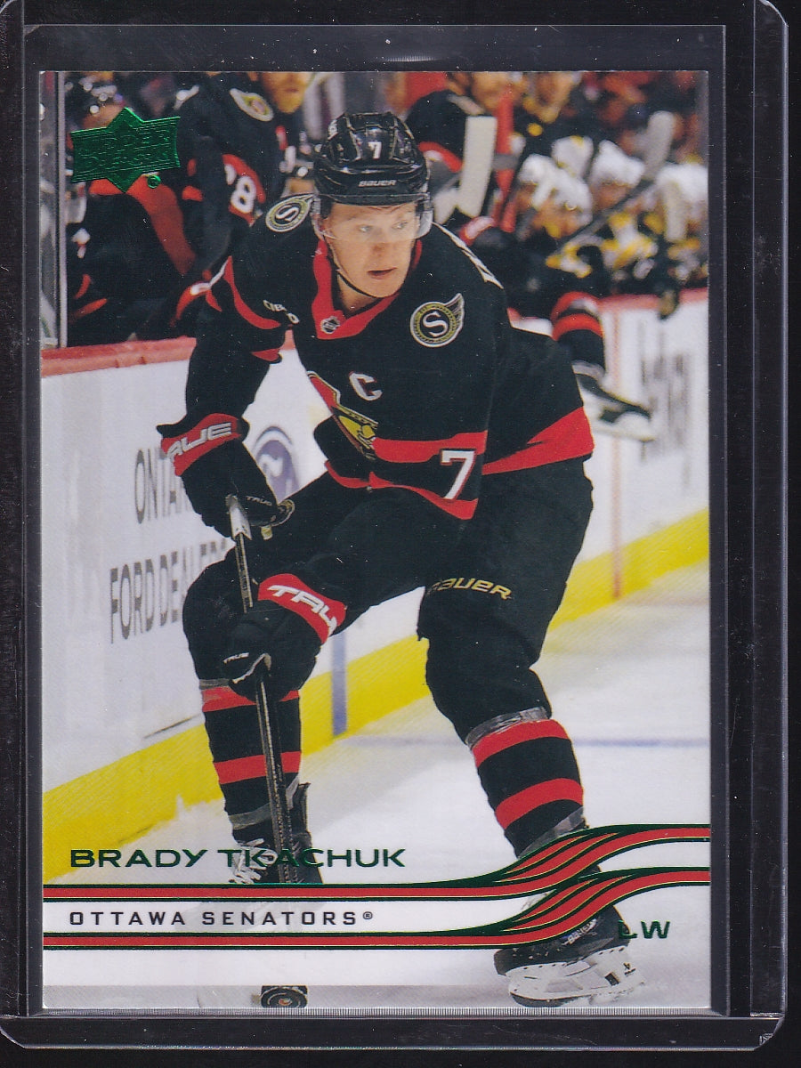2025-26 Upper Deck #121 Brady Tkachuk Holiday