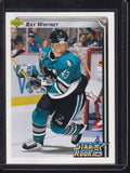 1992-93 Upper Deck #407b Ray Whitney Upper Deck Text and Logo Hologram