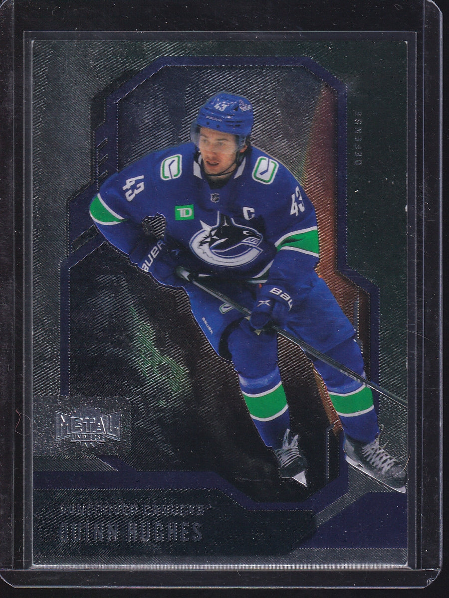 2024-25 SkyBox Metal Universe #4 Quinn Hughes