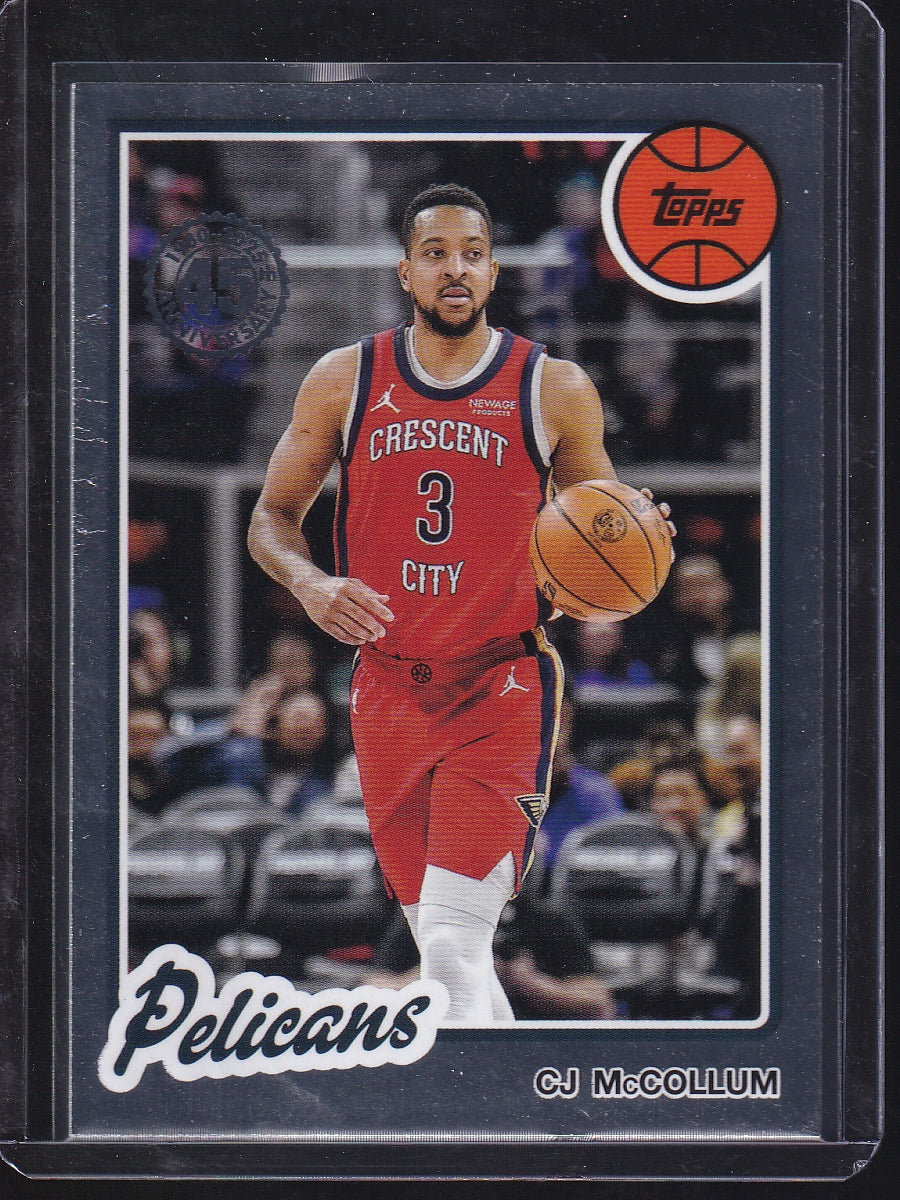 2025-26 Topps #80BK-40 CJ McCollum 1980-81 Topps Basketball