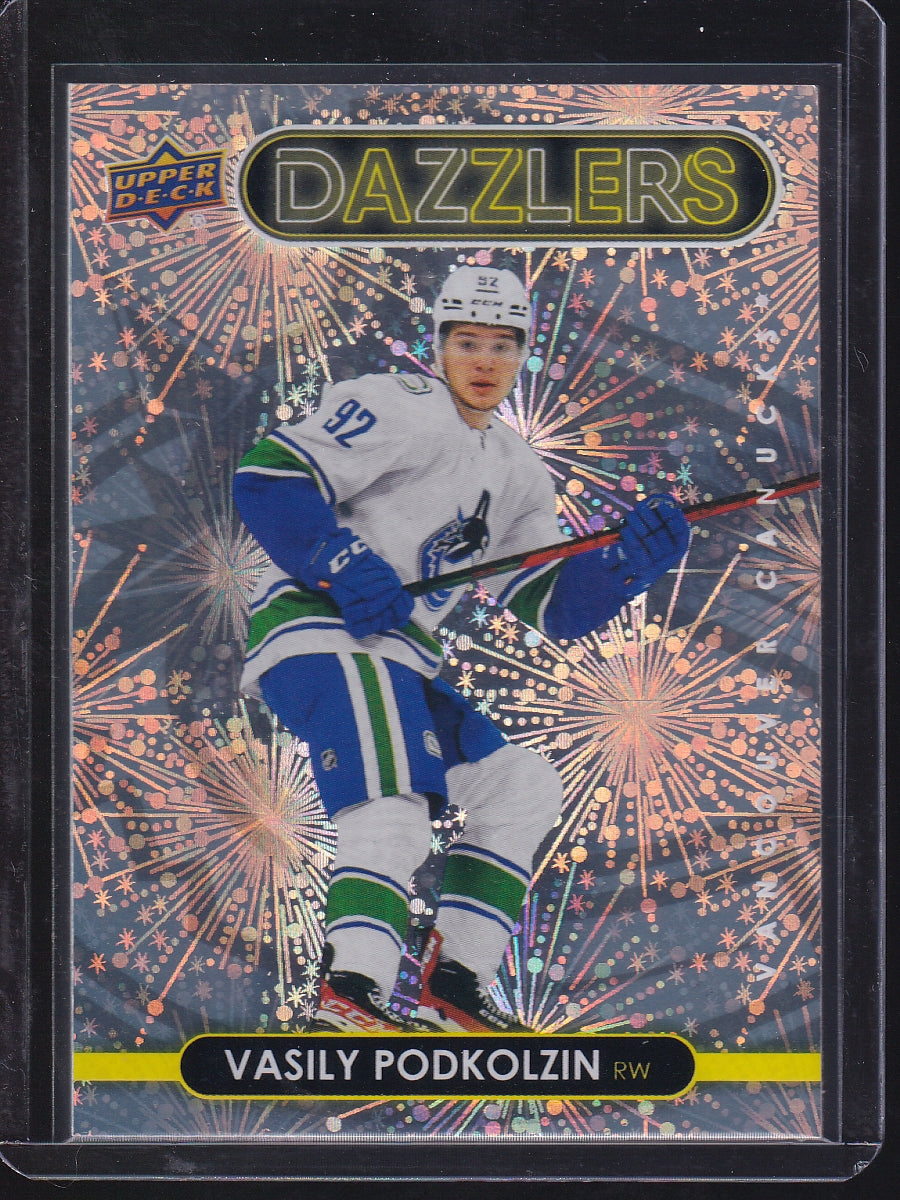 2021-22 Upper Deck #DZ-94 Vasily Podkolzin Dazzlers Orange