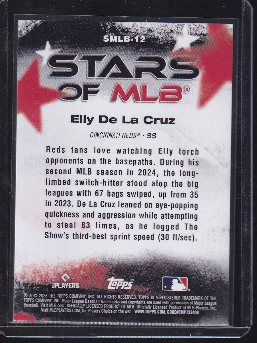 2026 Topps #SMLB-12 Elly De La Cruz Stars of MLB