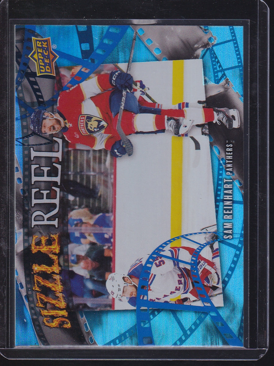 2025-26 Upper Deck #SR-28 Sam Reinhart Sizzle Reel Speckle