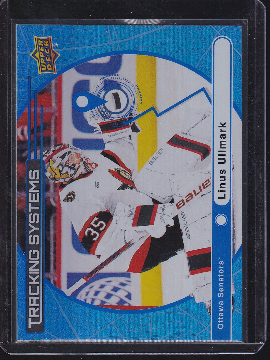 2025-26 Upper Deck #TS-24 Linus Ullmark Tracking Systems