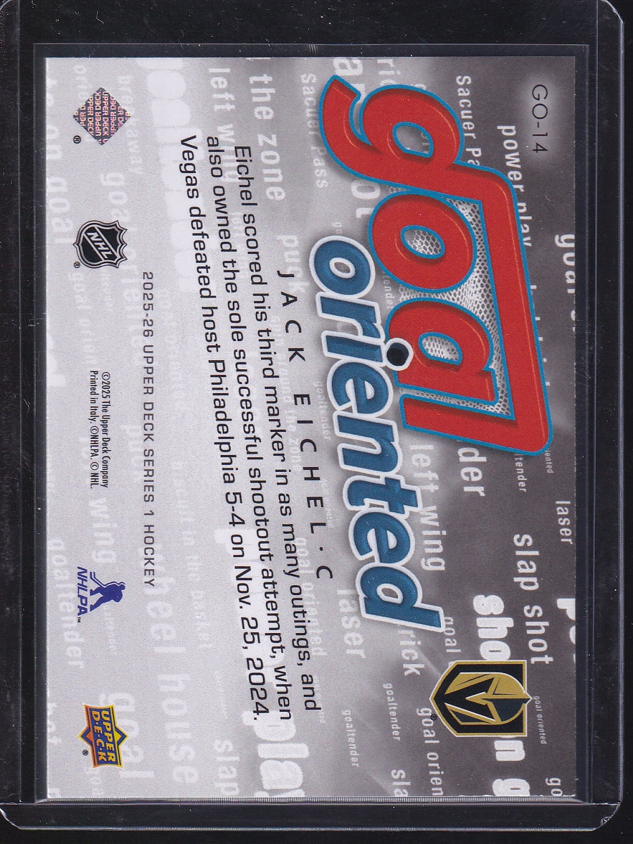 2025-26 Upper Deck #GO-14 Jack Eichel Goal Oriented