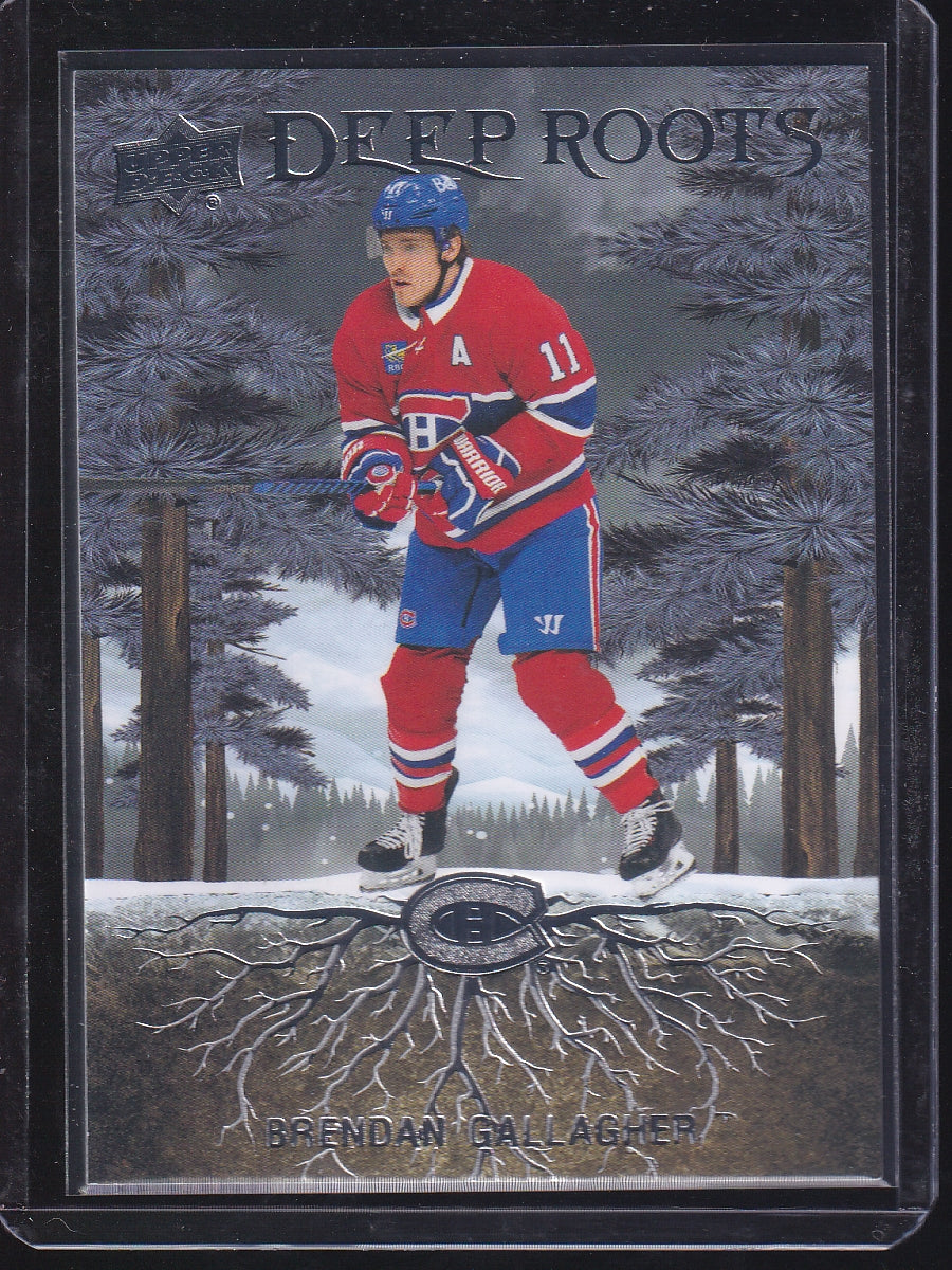 2023-24 Upper Deck #DR-25 Brendan Gallagher Deep Roots