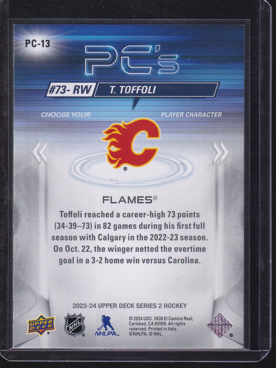 2023-24 Upper Deck #PC-13 Tyler Toffoli PC's