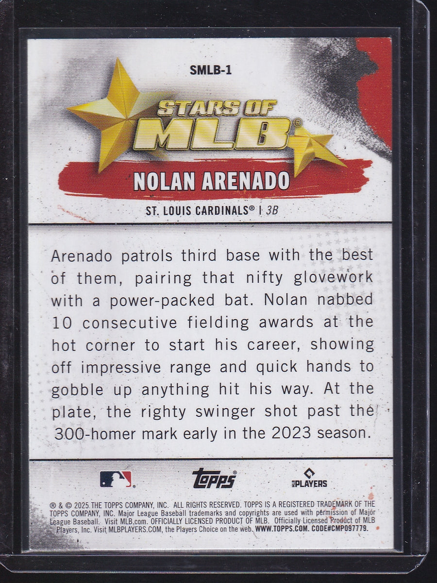 2025 Topps #SMLB-1 Nolan Arenado Stars of MLB