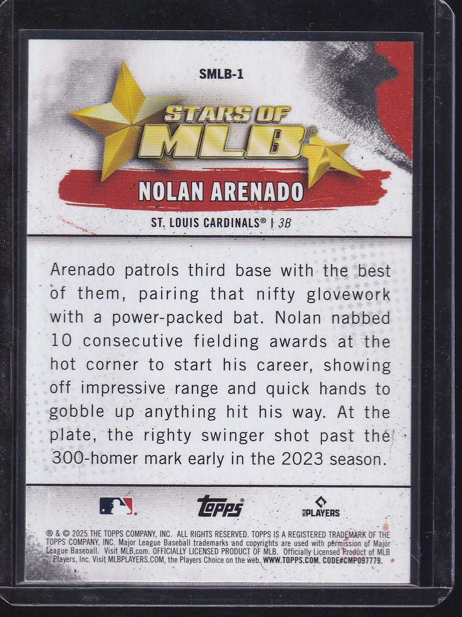 2025 Topps #SMLB-1 Nolan Arenado Stars of MLB