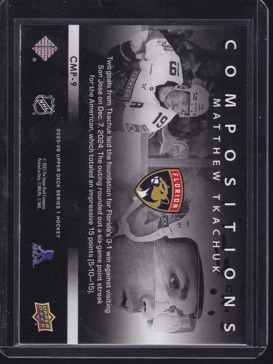 2025-26 Upper Deck #CMP-9 Matthew Tkachuk Compositions