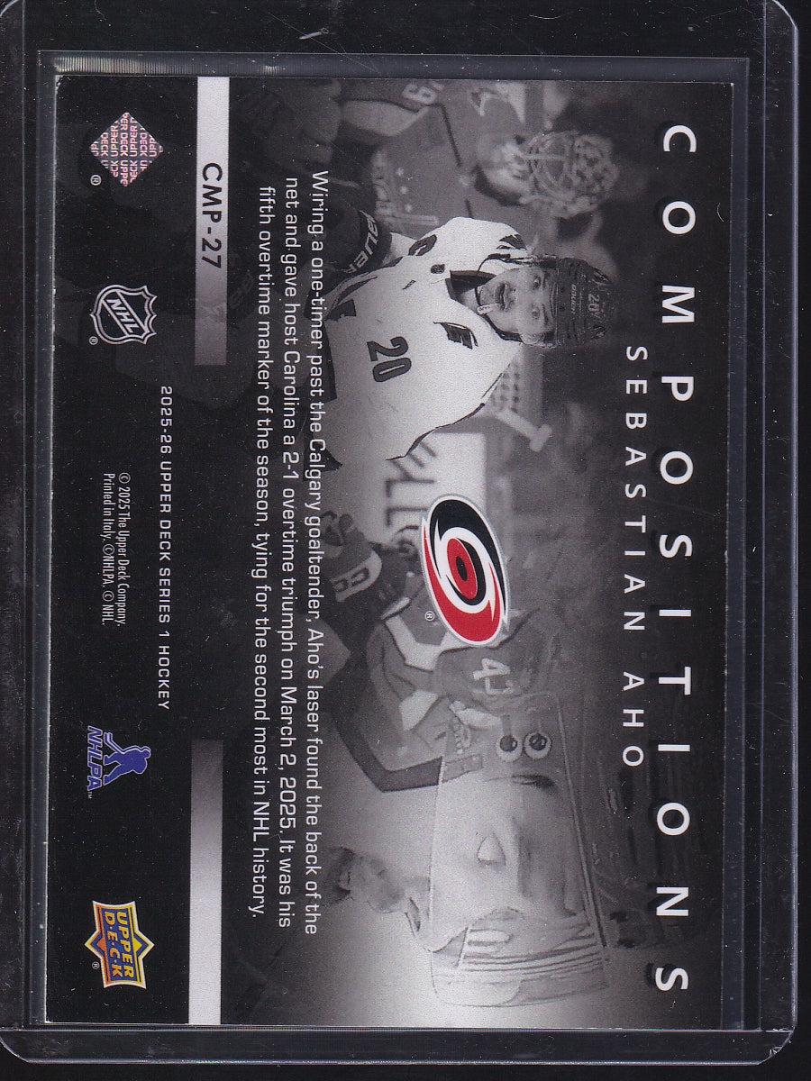 2025-26 Upper Deck #CMP-27 Sebastian Aho Compositions