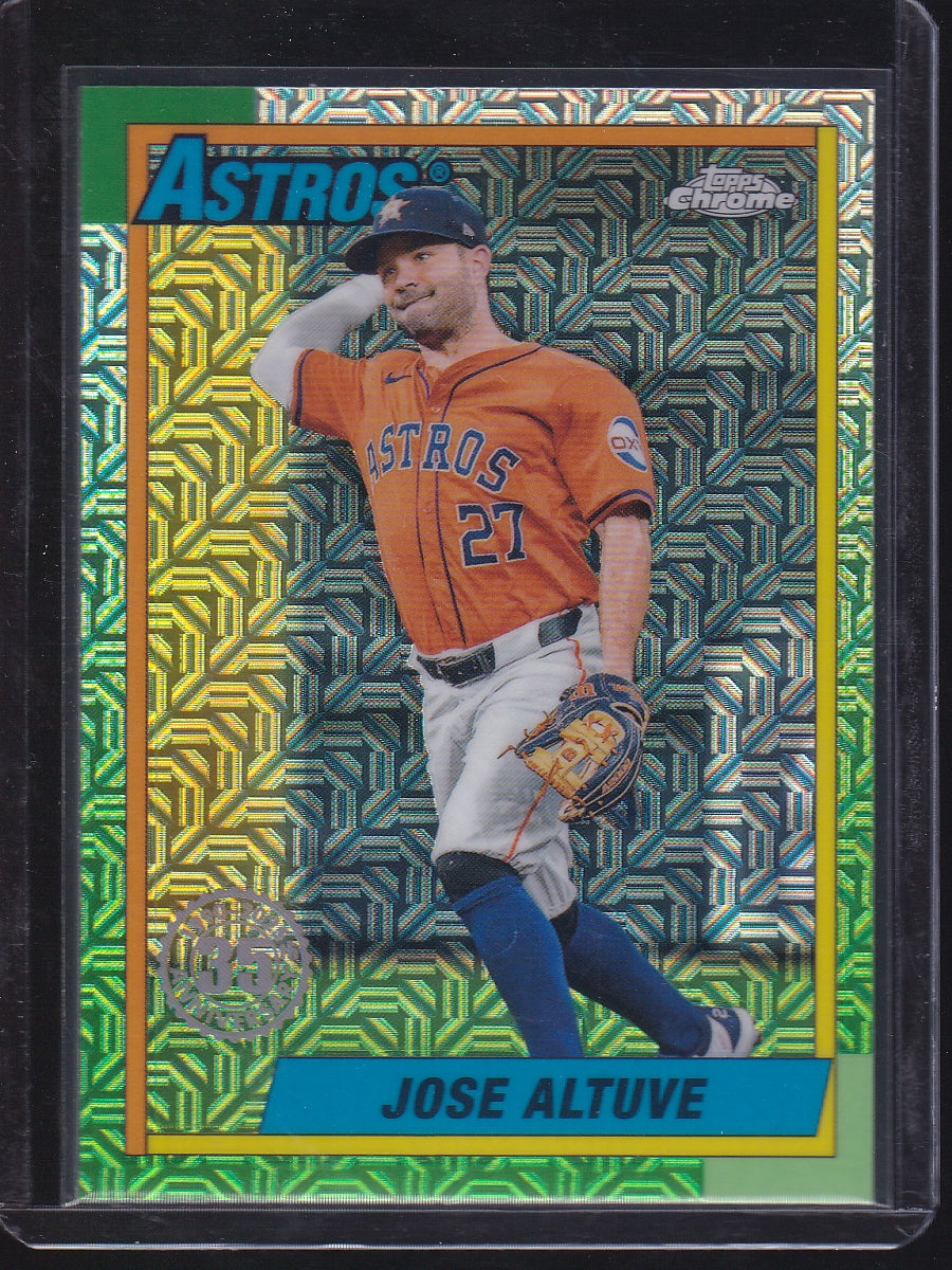 2025 Topps #T90C-79 Jose Altuve 1990 Topps Baseball