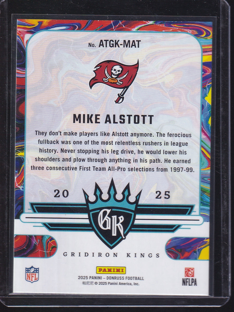 2025 Donruss #ATGK-MAT Mike Alstott All-Time Gridiron Kings