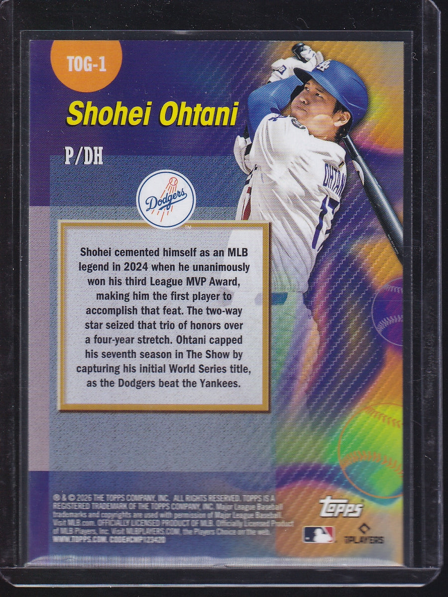 2026 Topps #TOG-1 Shohei Ohtani Titans of the Game