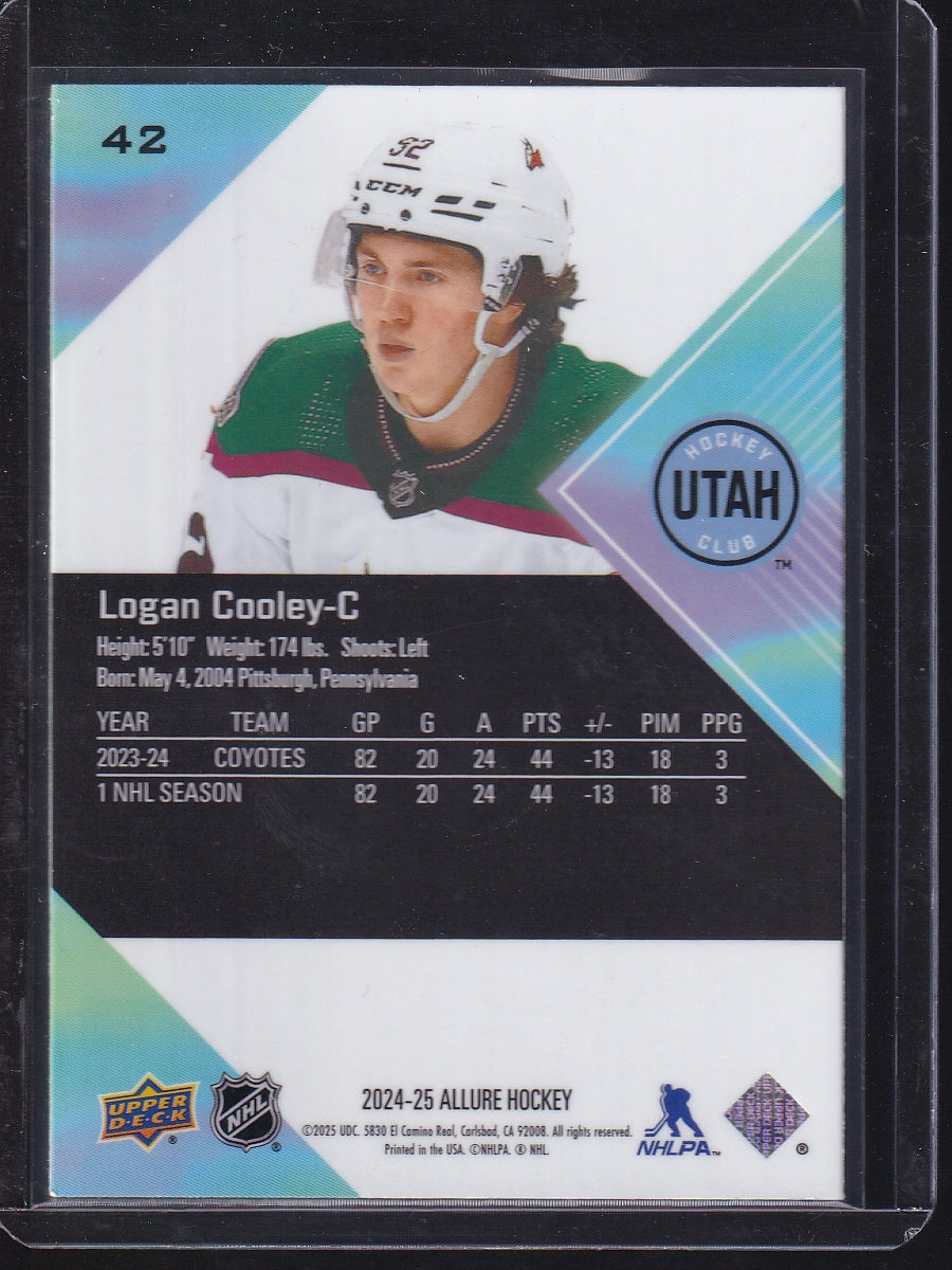 2024-25 Upper Deck Allure #42 Logan Cooley
