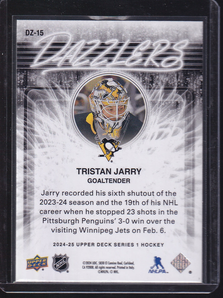 2024-25 Upper Deck #DZ-15 Tristan Jarry Dazzlers Green