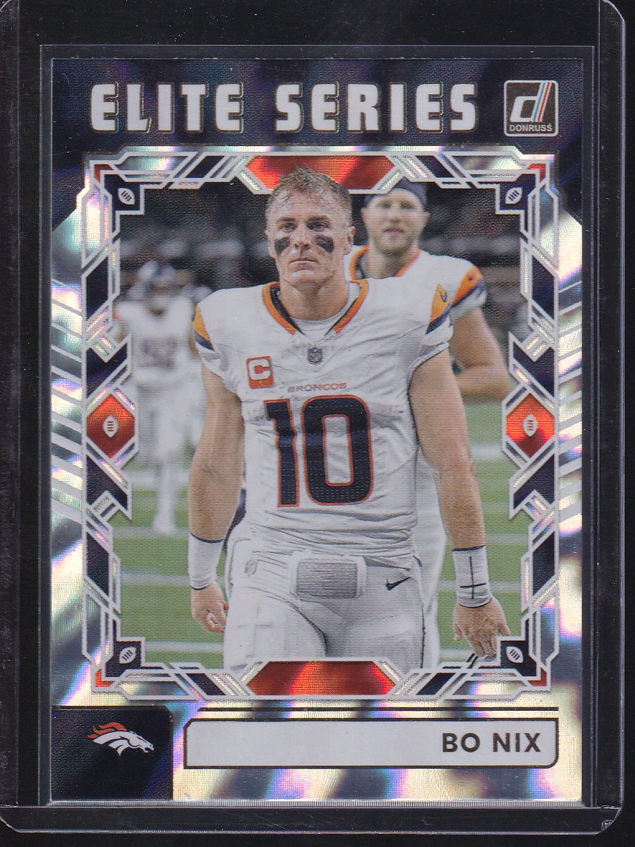 2025 Donruss #TES-BNI Bo Nix Elite Series